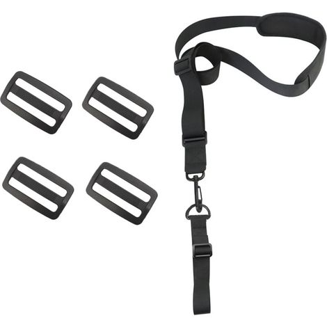 Gurtzeug für Freischneider, verstellbare Schultergurte, universeller professioneller Trimmer-Schultergurt aus Nylon für Freischneider, Rasenmäher (wird mit 4 Ersatzschnallen geliefert) (1/4)