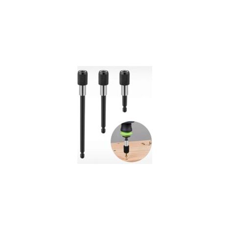aste di prolunga magnetiche, punte per cacciavite da trapano elettrico, barra a sgancio rapido per punte esagonali da 1/4", porta punte per cacciavite, 60/100/150 mm - Crezuo