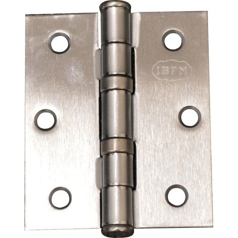 CERNIERA X PORTA A LIBRO 89X76MM 3,5X3 CROMO SAT.C/CUSC.SFERA "IBFM550"