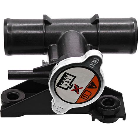 Part number 25329-2K000 is suitable for Hyundai, Kia, and Soul vehicles. It includes a water hose connector, a radiator filler neck, and a thermostat cover.--DTEKGAZ (1/4)