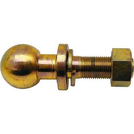 Perno a sfera per attacco agricolo, diametro 25,4 mm, 1 pollice, filettatura 1 UNF, lunghezza 70 mm (1/2)