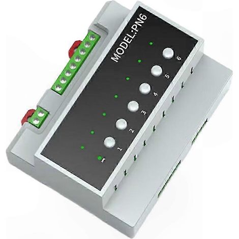 Module relais WiFi intelligent 6 canaux 16 A pour la commande d'alimentation d'appareils électroménagers avec accès à distance 110 V-240 V (1/5)