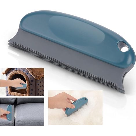 Brosse anti-poils pour chien, enlèveur de poils sur tapis, vêtements et canapé, peigne en caoutchouc pour toilettage (1/5)