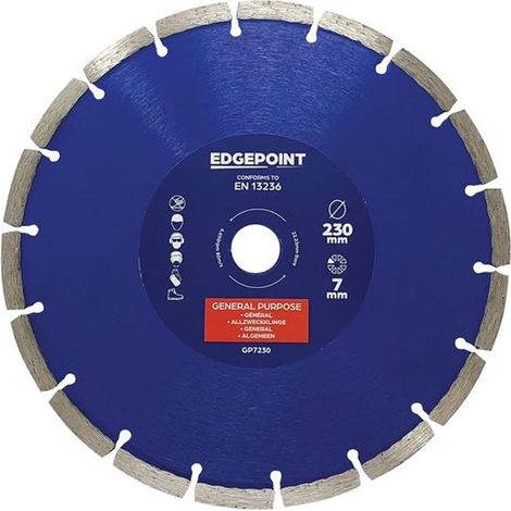 EdgePoint GP7230 230mm General-Purpose Diamond Blade for Hard & Universal Cutting (1/2)