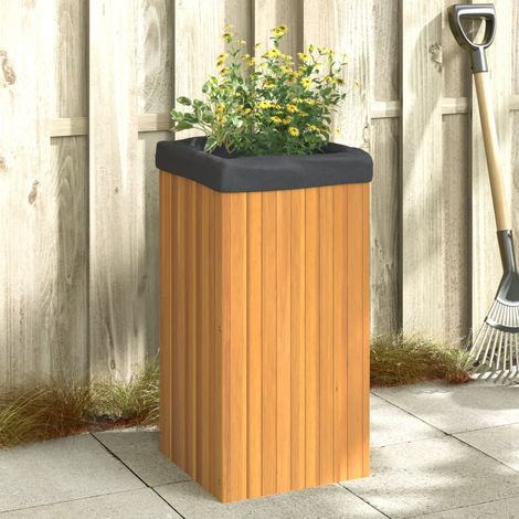 Jardinière 45x45x90 bois massif d'acacia (1/5)
