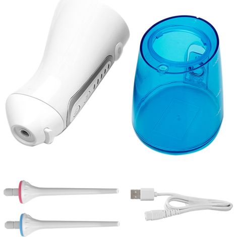 Irrigateur dentaire portable 300ML réservoir d'eau sans fil électrique automatique nettoyeur dentaire (1/5)