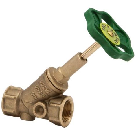 Vanne de débit libre JS, raccord mâle ou femelle, sans sortie, filetage intérieur, DN20, IG 3/4", DVGW (1/3)