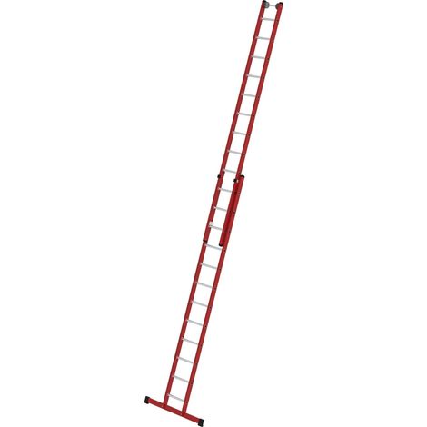 Günzburger Steigtechnik Sprossen-Schiebeleiter 2tlg. GFK/Alu mit Standard-Traverse 2 x 12 Sprossen - 035512 (1/4)