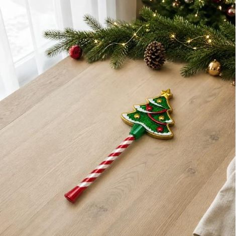 The new Christmas payment stick transforms every click into a festive magic wishing wand decoration/desktop ornament - A -