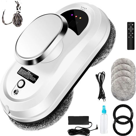 Robot de limpieza, potencia de succión de 5600 Pa, doble funcionalidad, máquina de limpieza de ventanas, UE-a (1/2)