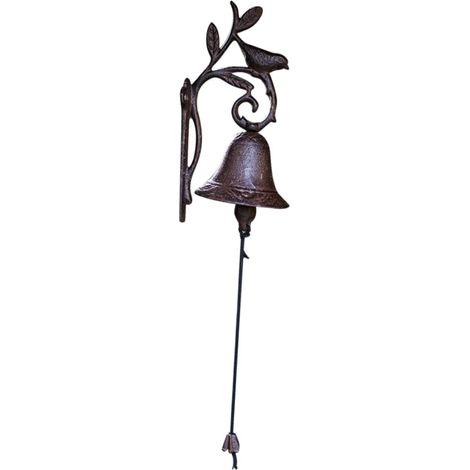 de Porte Murale Vintage Fer Forg avec Oiseaux D coratifs (1/5)