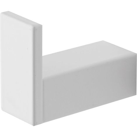 Appendino portasciugamani da muro in alluminio bianco Sky (1/3)