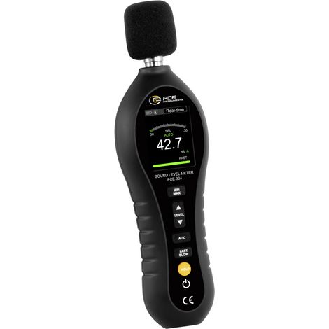 PCE Instruments Schallpegelmessgerät PCE-324 30..130 dB LCD Beleuchtung numerische Werte & Ampela (1/5)
