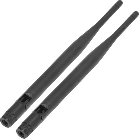 2 antennes omnidirectionnelles GSM GPRS 2G 3G LTE 4G multibande 5dBi gain élevé tige pliable lot de 2 (1/5)