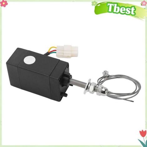 Tbest électrovanne de commande diesel Électrovanne d'arrêt de moteur Diesel, electronique accessoires Mise sous tension NON 24 V (1/4)