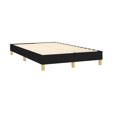 Sommier champignon avec matelas lumineux LED, noir, 120 × 200 cm, tissu, tissu doux et respirant, éclairage led d’ambiance, meuble de chambre, design contemporain, montage facile (1/5)