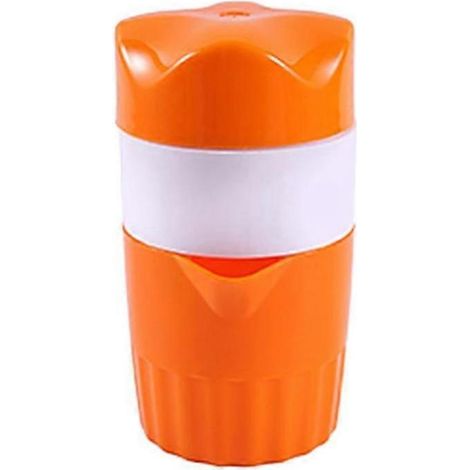 Tragbare manuelle Zitruspresse für Orangen und Zitronen, Mini-Fruchtsaftpresse, Handpresse, praktisches Küchengerät, tragbare Zitruspresse, ideal für frischen Saft, BPA-frei. (1/5)