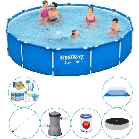 Bestway Bestway Steel Pro Ronde - 396x84 cm - 7-pièces S21620