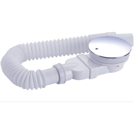 Bonde de douche avec système anti-odeurs de 90 mm, kit de trou d'écoulement pour receveur de douche, siphon de douche extra plate, filtre à cheveux (1/5)