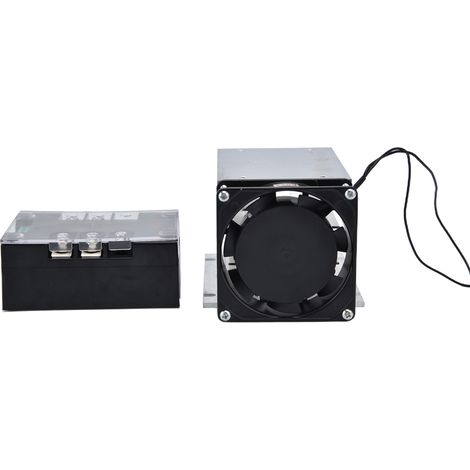 Régulateur de tension SCR monophasé, relais à semi-conducteur SSR-100WA-H, 220-380VAC, régulation électrique pour transformateur, dissipateur thermique inclus. (1/5)