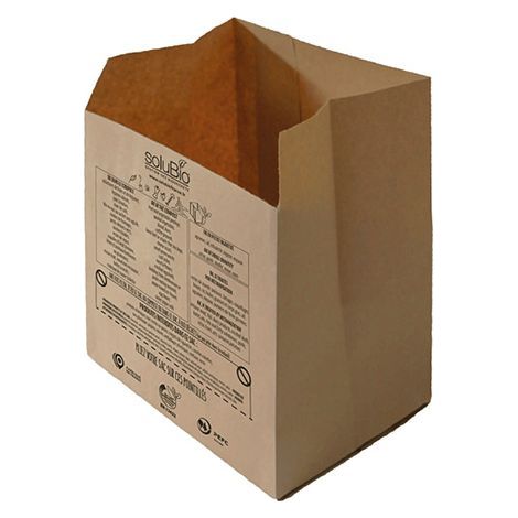 Packung mit 300 kompostierbaren Kraftpapierbeuteln für 7-Liter-Komposteimer - C060002 (1/2)