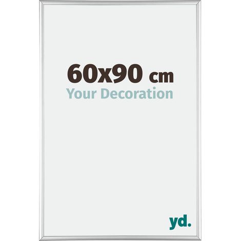 Cadre Puzzle 60x90 cm - Argent Brillant - Aluminium - Kent. (1/5)