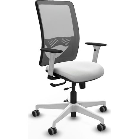 Chaise de bureau piqueras y crespo Zulema blanc support lombaire (1/2)
