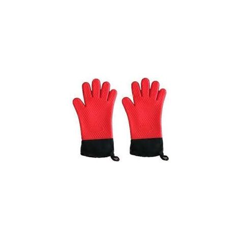 Capolavoro gastronomico: guanti da forno in silicone resistenti al calore con impugnatura antiscivolo, uno strumento essenziale in cucina per cuocere al forno e grigliare, multifunzionale e facile da 