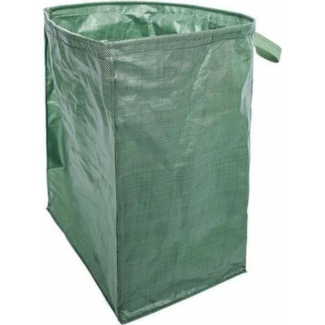 Sacs de déchets de jardin, sac de déchets de jardin avec rails, sac de feuilles de jardin, pelle vert clair Extérieur