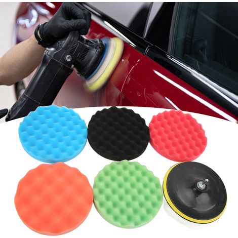 8-teiliges Set inklusive Polierschwamm, Verlängerung und 18 cm (7 Zoll) großem Polierpad. (1/5)