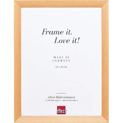 Cadre en bois effet bouleau, verre standard 20x25 cm (1/4)