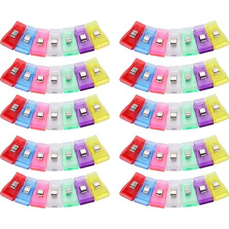 Set mit 70 tragbaren Nähclips, Quiltclips, Nähzubehör, 1,8 x 3,3 cm (1/5)