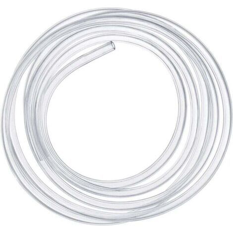Flexible PVC hose, transparent plastic hose, aquarium hose, 3 meters, 10 × 12 mm, for bathtub, swimming pool, aquarium, sprayer