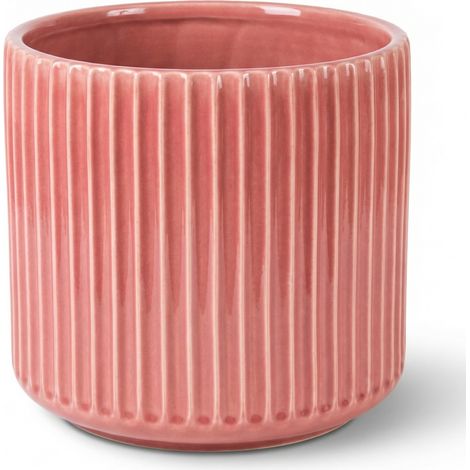 Provencelia Blumentopf London Ø29 cm Höhe 30 cm frostbeständig, keramisch, handgefertigt, Rosa