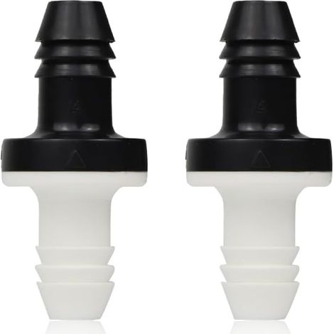 Clapet Anti-Retour ABS 3/8" (10mm) en Ligne, Unidirectionnel pour Gaz, Liquide et Air (Lot de 2) (1/5)