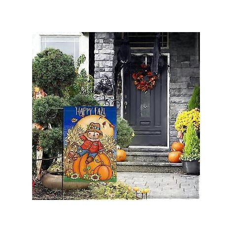 Neue Halloween-Gartenflagge, Hofflagge, Kürbisflagge, Veranda-Layout, Horror-Atmosphäre-Dekorationsflagge (HYQ5-45) (1/2)
