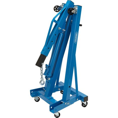 Draper 1 Tonne Engine Crane (Model 93509) – Heavy-Duty Portable Hydraulic Engine Hoist with Two Boxes