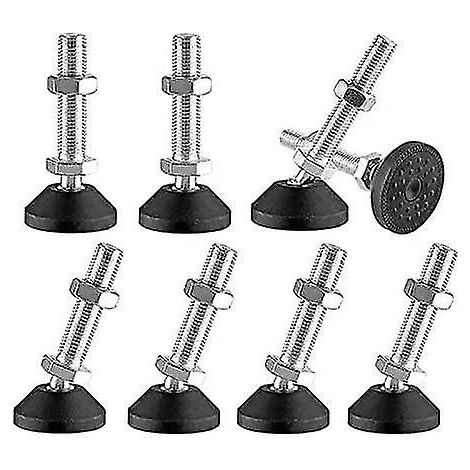 pieds réglables M8 x 40 mm, vis de réglage M8 pour pieds de meubles, supporte jusqu'à 400 kg, hauteur réglable