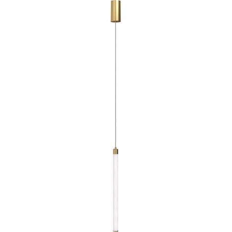 Lampadario A Sospensione Moderno Ray Alluminio Oro Luce Led Integrato 20W (1/5)