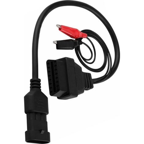 Câble De Diagnostic, 3 Broches à 16 Broches Connecteur Adaptateur OBD2 Câble De Diagnostic, Connecteur De Diagnostic Embarqué, Câble D\'extension Adaptateur OBD2, pour Câbles Scanner (1/5)