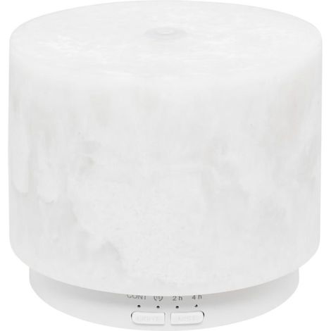Diffuseur d'Huile Essentielle Effet Marbre "Elsy" 100ml Blanc (1/5)