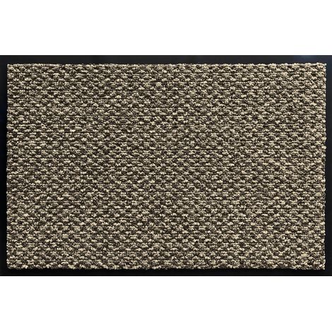 Zerbino d'ingresso in plastica marrone, 60 cm x 80 cm, Aurillac608010 SANS MARQUE