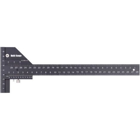 Woodworking Scribing Ruler Marking Measuring Gauge Multifunctional T Shape Carpentry Tool (1/5)