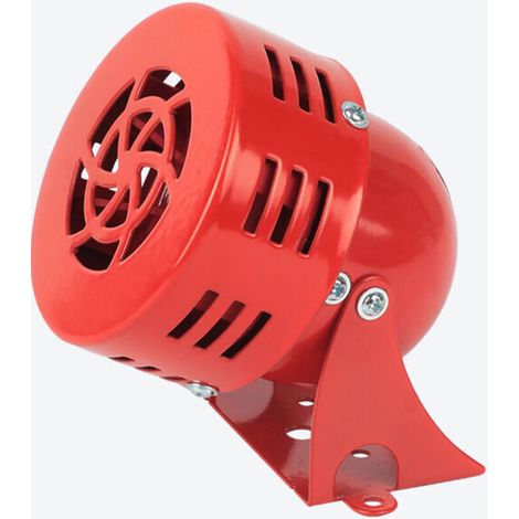 Mini sirène filaire 220V 110Db alarme de moteur en métal son industriel protection électrique contre le vol pour le kit de système de sécurité de Garage de magasin de bureau à domicile,