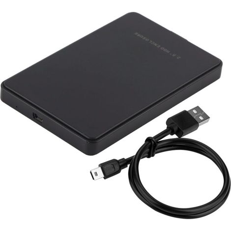 Boîtier Externe pour Disque Dur Mobile IDE 2,5 Pouces - Port Parallèle, Montage sans Vis, Stockage Externe Haute Vitesse (1/5)