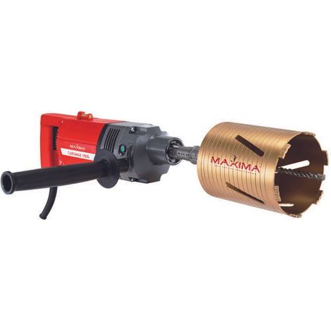 Professionelle Trockenkernbohrmaschine mit Mikroschlagwerk 1800W - Caromax (1/3)