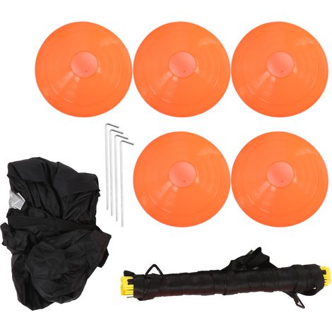 Entraînement football échelle lattes disque parachute traction kit saut corde agilité exercice extérieur (1/5)