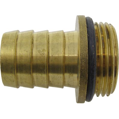 Tappo terminale in ottone per tubo flessibile, 13 mm x 3/4" pollici MZ