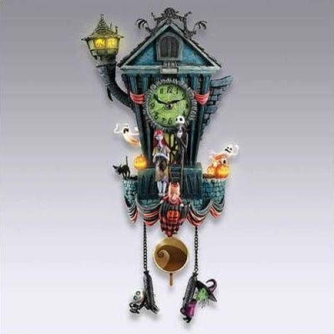 Cuckoo Clock - Halloween Wall Decoration - Resin Ornament - Non-Functional Decorative Clock - 1 Piece (1/4)