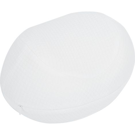 Oreiller genou mousse mémoire densité élevée confort sommeil cuisse coussin 25x20x15cm 229g (1/5)